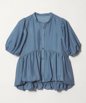 EMMEL REFINES/＜EMMEL REFINES＞EM バンドカラー スソバルーン ブラウス/シャツ / ブラウス