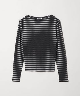 EMMEL REFINES/＜EMMEL REFINES＞EM テレコ ボートネック プルオーバー/Tシャツ / カットソー
