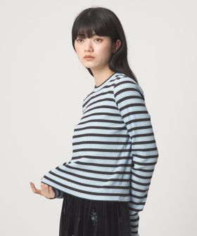 EMMEL REFINES/＜EMMEL REFINES＞EM マルチボーダー ロングスリーブ プルオーバー/Tシャツ / カットソー
