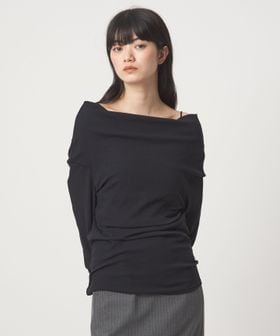 EMMEL REFINES/＜EMMEL REFINES＞EM フライス ルーズフィット オフショルダー カットソー/Tシャツ / カットソー