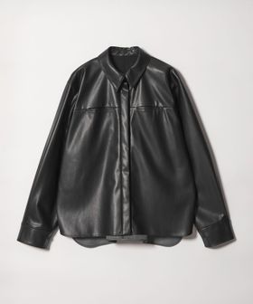 EMMEL REFINES/＜EMMEL REFINES＞EM レザーライク シャツ/シャツ / ブラウス