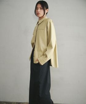 EMMEL REFINES/＜EMMEL REFINES＞EM レザーライク シャツ/シャツ / ブラウス