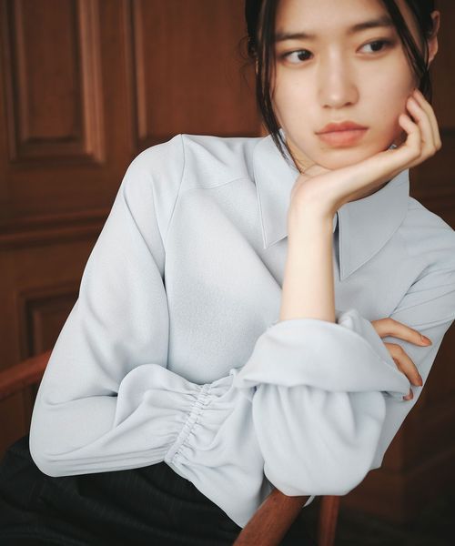 EMMEL REFINES/＜EMMEL REFINES＞EM ソデフリル トロミ シャツ/シャツ / ブラウス
