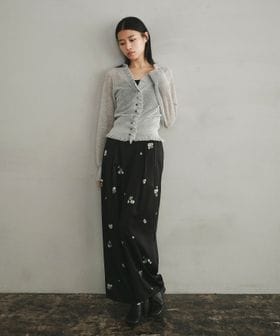 EMMEL REFINES/＜EMMEL REFINES＞EM フラワープリント ラップライク パンツ/イージーパンツ