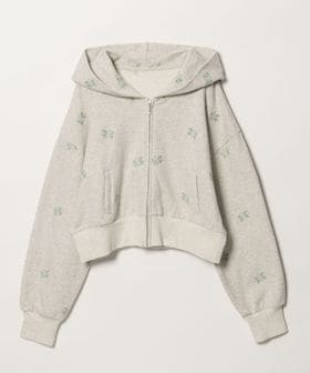 EMMEL REFINES/＜EMMEL REFINES＞EM シシュウ ショート ジップパーカー/スウェット / パーカー