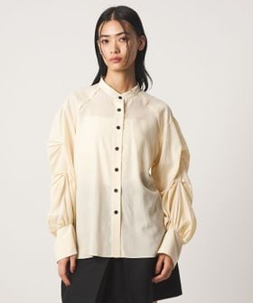 EMMEL REFINES/＜EMMEL REFINES＞EM バンドカラー ソデタック シャツ/シャツ / ブラウス