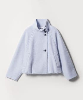 EMMEL REFINES/＜EMMEL REFINES＞EM スタンドシャギー コクーン コート/ピーコート