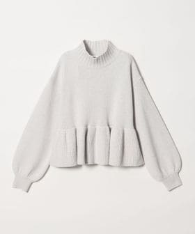 EMMEL REFINES/＜EMMEL REFINES＞EM TRNT ペプラム クルーネック ニットプルオーバー/ニット / セーター