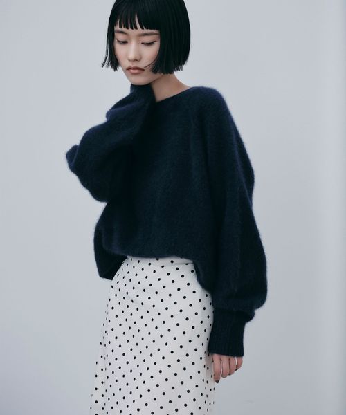 EMMEL REFINES/＜EMMEL REFINES＞EM FOX/NY/CA ボートネック ニットプルオーバー/ニット / セーター