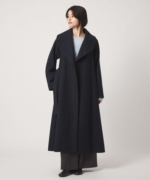 EMMEL REFINES/＜EMMEL REFINES＞EM ベルテッド フレア ロングコート/チェスターコート