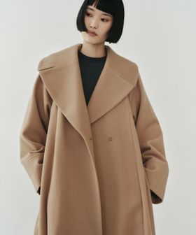 EMMEL REFINES/＜EMMEL REFINES＞EM ベルテッド フレア ロングコート/チェスターコート