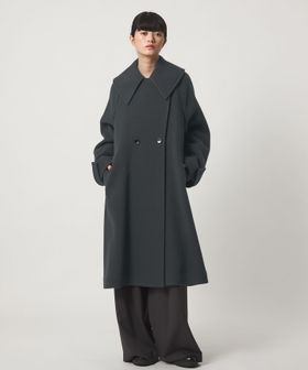 EMMEL REFINES/＜EMMEL REFINES＞EM Wボタン ビッグカラー テントコート/ステンカラーコート