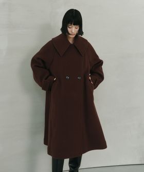 EMMEL REFINES/＜EMMEL REFINES＞EM Wボタン ビッグカラー テントコート/ステンカラーコート