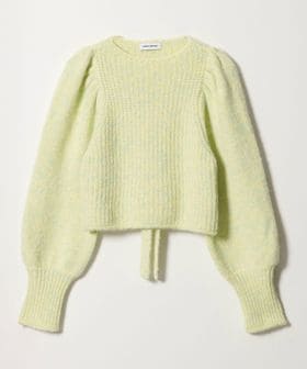 EMMEL REFINES/＜EMMEL REFINES＞EM HW バックリボン パフスリーブ ニットプルオーバー/ニット / セーター