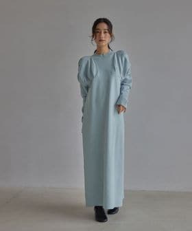 EMMEL REFINES/＜EMMEL REFINES＞EM キリカエ タックギャザー ニットワンピース/ワンピース