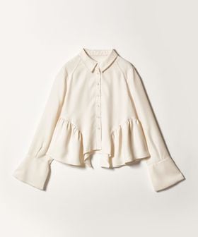 EMMEL REFINES/＜EMMEL REFINES＞EM ペプラム ステッチ トロミ シャツ/シャツ / ブラウス