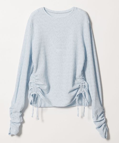 EMMEL REFINES/＜EMMEL REFINES＞EM ウェーブ シャーリング カットソー/Tシャツ / カットソー