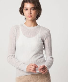 john masters UNITED ARROWS/＜john masters UNITED ARROWS＞シアーアルパカブレンド ロングスリーブ ニット/ニット / セーター