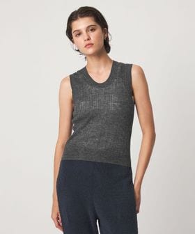 john masters UNITED ARROWS/＜john masters UNITED ARROWS＞シアーアルパカブレンド Uネック ニットベスト/ニット / セーター