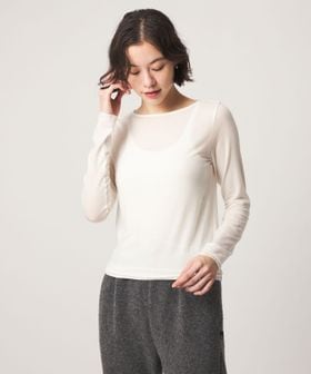 john masters UNITED ARROWS/＜john masters UNITED ARROWS＞リヨセルカシミヤ ボートネック カットソー/Tシャツ / カットソー