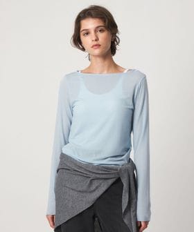 john masters UNITED ARROWS/＜john masters UNITED ARROWS＞リヨセルカシミヤ ボートネック カットソー/Tシャツ / カットソー