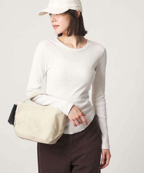 john masters UNITED ARROWS/＜john masters UNITED ARROWS＞ファブリックコスメ モイスチャーリブクルーネックロングスリーブプルオーバー/Tシャツ / カットソー