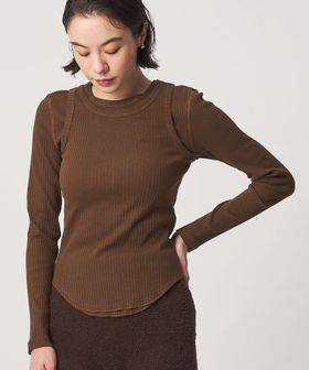 john masters UNITED ARROWS/＜john masters UNITED ARROWS＞ファブリックコスメ モイスチャーリブクルーネックロングスリーブプルオーバー/Tシャツ / カットソー