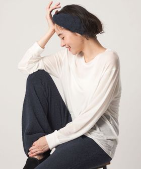 john masters UNITED ARROWS/＜john masters UNITED ARROWS＞アルガンオイル クルーネック ロングスリーブ カットソー/Tシャツ / カットソー