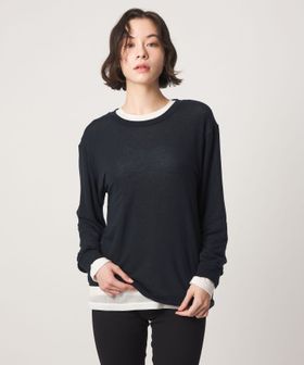 john masters UNITED ARROWS/＜john masters UNITED ARROWS＞アルガンオイル クルーネック ロングスリーブ カットソー/Tシャツ / カットソー