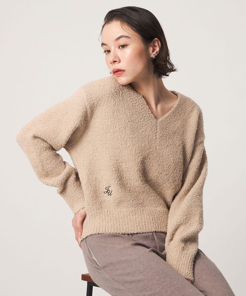 john masters UNITED ARROWS/＜john masters UNITED ARROWS＞MOCOコットンシルク Vネックプルオーバー/ニット / セーター