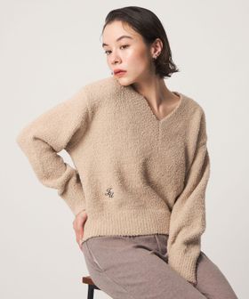 john masters UNITED ARROWS/＜john masters UNITED ARROWS＞MOCOコットンシルク Vネックプルオーバー/ニット / セーター