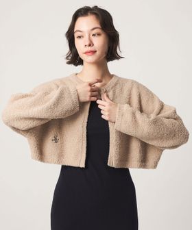 john masters UNITED ARROWS/＜john masters UNITED ARROWS＞MOCOコットンシルク クロップドカーディガン/カーディガン / ボレロ