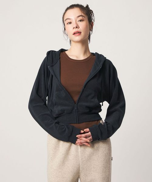 john masters UNITED ARROWS/＜john masters UNITED ARROWS＞パイル ジップフードパーカー/スウェット / パーカー