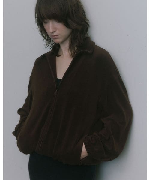 john masters UNITED ARROWS/＜john masters UNITED ARROWS＞パイル トラックカーディガン/カーディガン / ボレロ