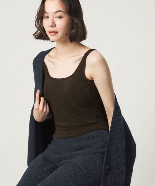 john masters UNITED ARROWS/＜john masters UNITED ARROWS＞パイル カップ付き タンクトップ/タンクトップ / キャミソール