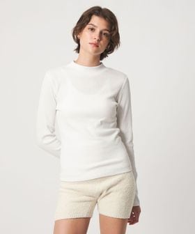 john masters UNITED ARROWS/＜john masters UNITED ARROWS＞ファブリックコスメ モイスチャーリブモックネックロングスリーブプルオーバー/Tシャツ / カットソー