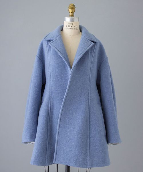 WINTER open collar coat