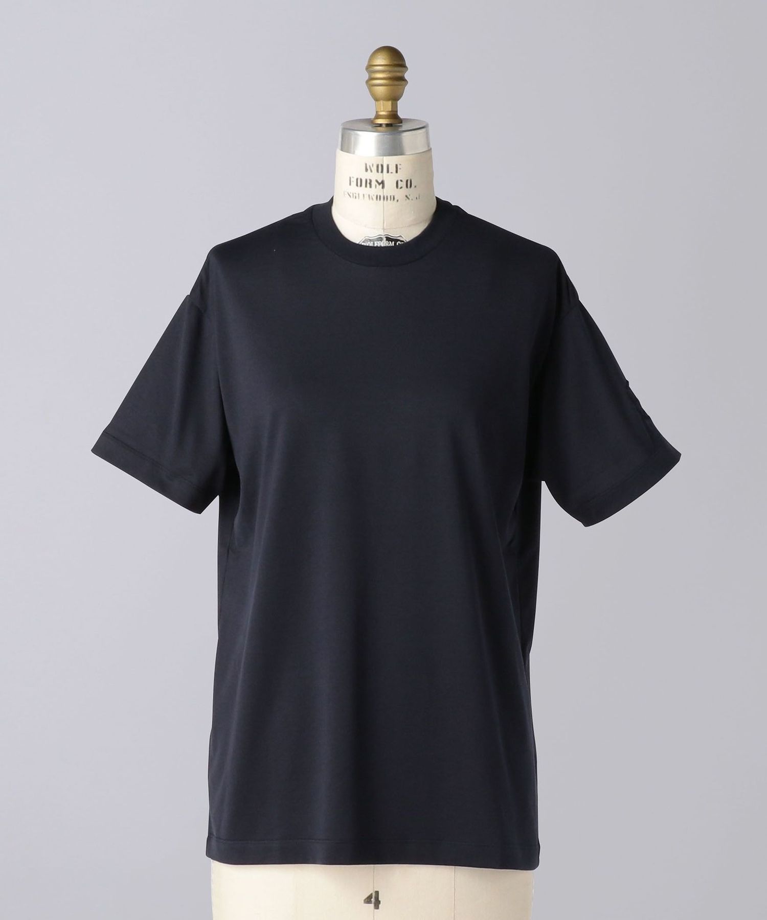コットン クルーネック エンブレムTEE
