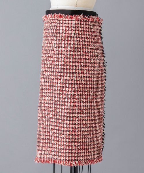 BLAMINK ツイードスカート Melsick】グリッターツイードスカート-Black- LAFARY ONLINE