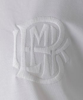 BLAMINKブラミンク】コットン刺繍Tシャツ エンブレム刺繍