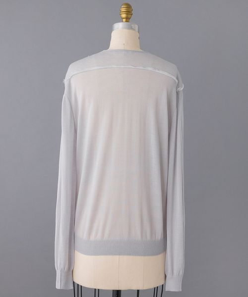 FALL 18Gクルーネックロングスリーブニット