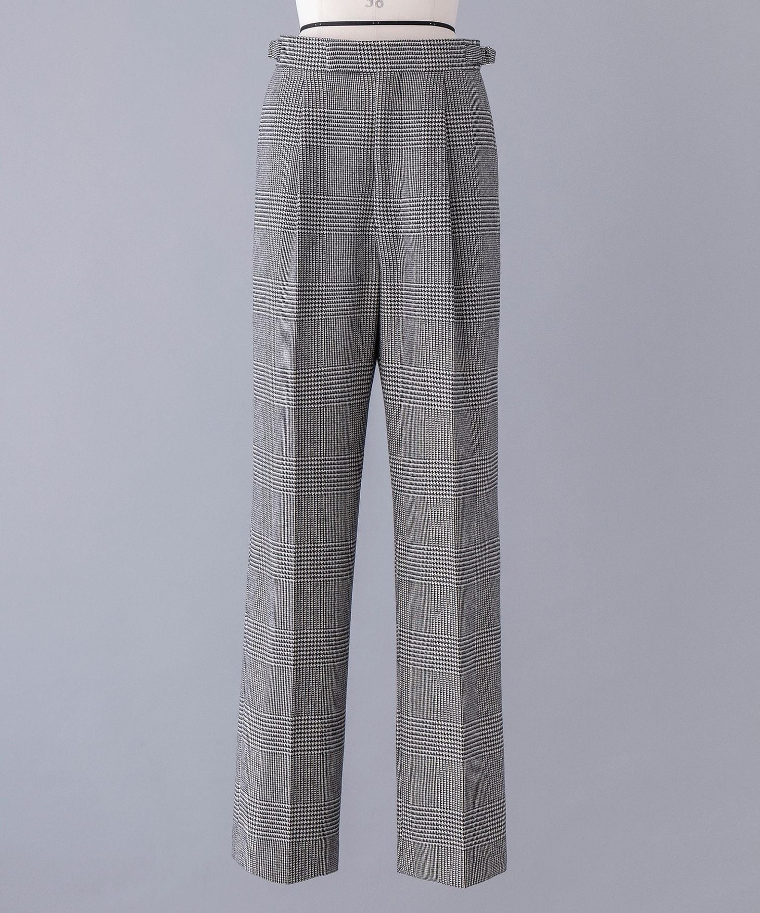 美品バックラッシュ定価5万円ウールカシミヤメルトン21AWベルト付きパンツ灰M ウール調素材美脚テーパードパンツ - ベルーナ【公式】