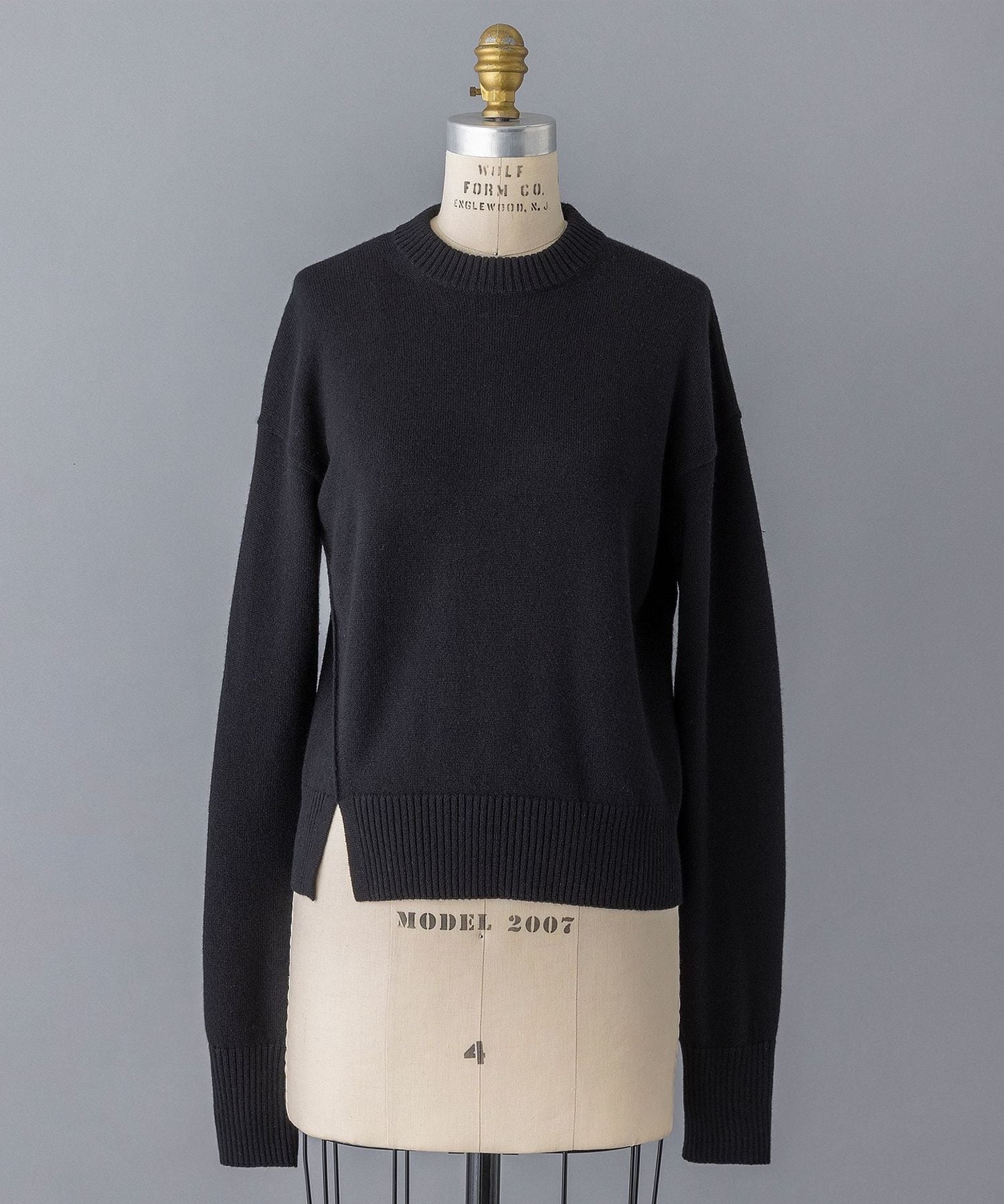 ブラミンク　RESORT 12Gラメロングスリーブニット RESORT 12Gクルーネックロングスリーブニット