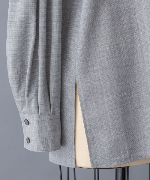 BLAMINK シルククルーネックロングスリーブブラウス BLAMINK シルククルーネックロングスリーブブラウス