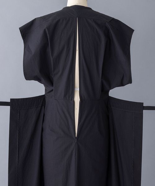 SUMMER ユーネックノースリーブワンピース