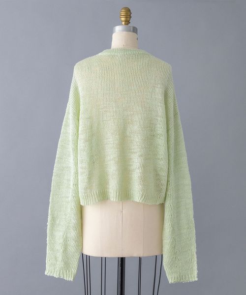 SUMMER 3Gロングスリーブニット
