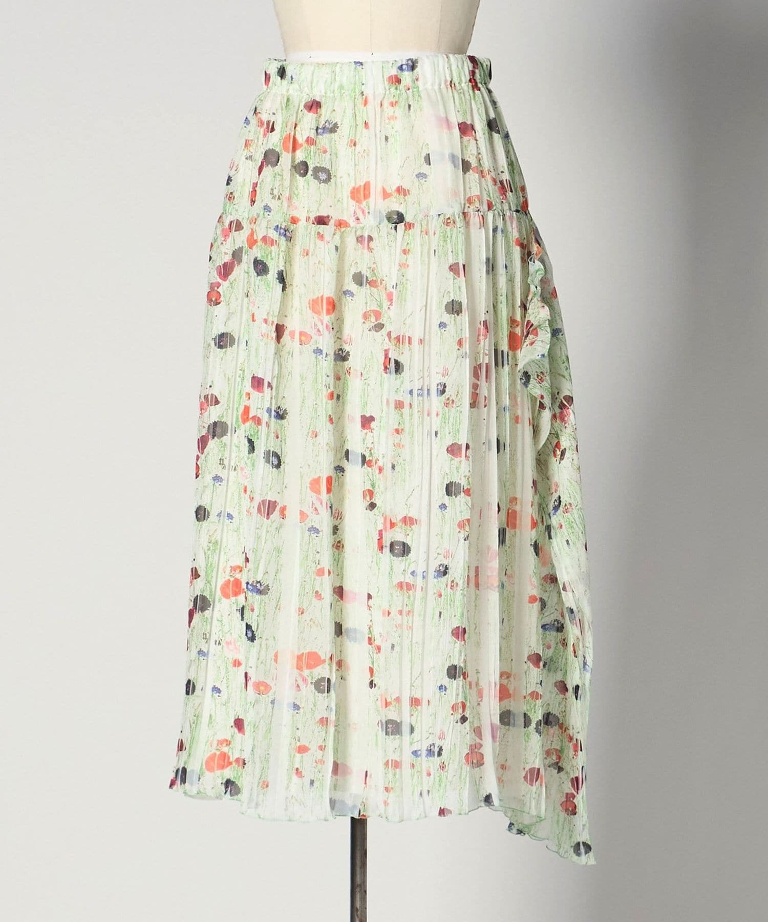 ブラミンク 38 花柄スカート ブラミンク 38 花柄スカート ブラミンク 花刺繍 巻きスカート BLAMINK