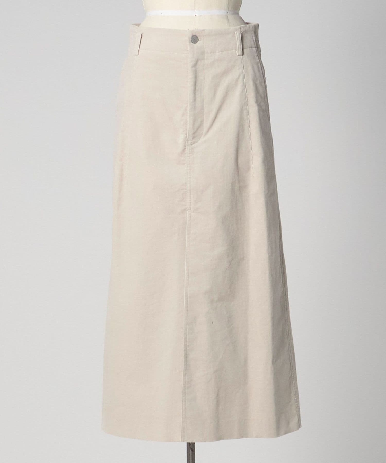 PRE コーデュロイバックポケットスカート