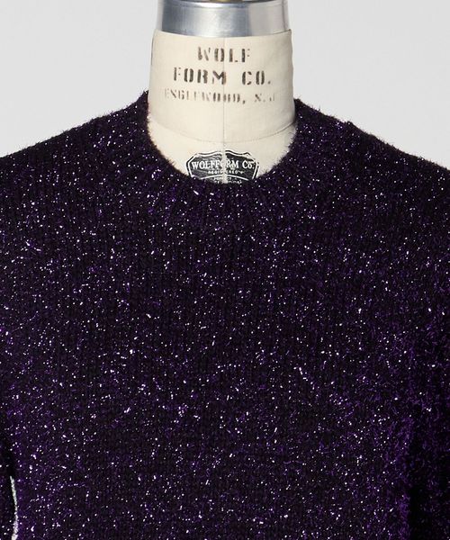 UNITED ARROWS ラメ　ショートスリーブニット UNITED ARROWS ラメ ショートスリーブ ニット - ファッション