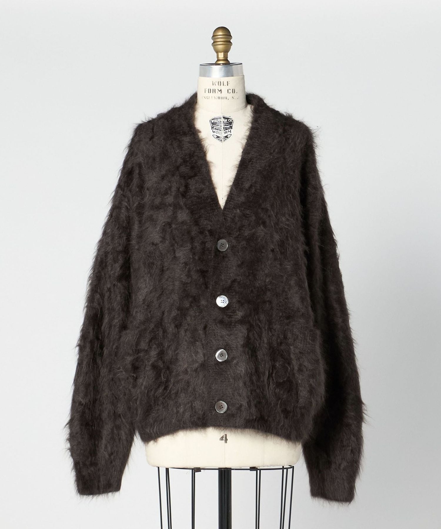 カシミヤ ファー カーディガン Vネック UNITED ARROWS LTD. OUTLET｜<conte>カシミヤ ファー Vネック